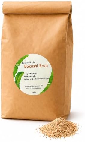 Sunwood Life®Premium Bokashi Bran - Excellent for Food Waste Composting, Graden and Pet Ordors Control (1 Bag/2.2 lbs) by Unknown