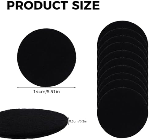 Penitue 10pcs Compost Bin Charcoal Filters, Activated Carbon Air Filter - Image 2