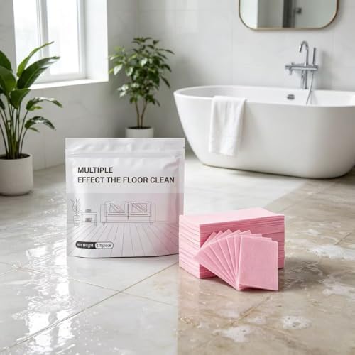 Floor Cleaning Tablets,Multi-Surface Floor Cleaner Sheets for Mopping,Dissolvable Cleaning Refills for Hardwood,Laminate,Tile & Bathroom Floors,100 Count,Multi-Effect - Image 2