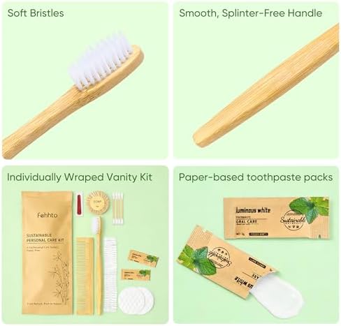 25 Sets Personal Hygiene Kit Bulk Travel Size Toiletry Kit - Image 4