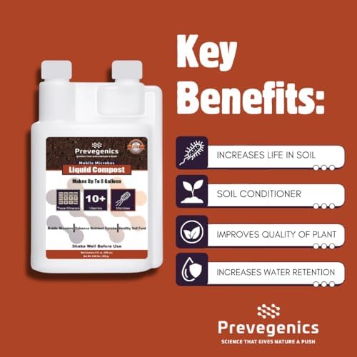 Liquid Compost | (8 fl. oz.) | Worm Tea with Trace Minerals, Vitamins, and Aerobic Microbes | Improves Soil Health, Mobile Microbes, and Enhance Nutrient Uptake - Image 3