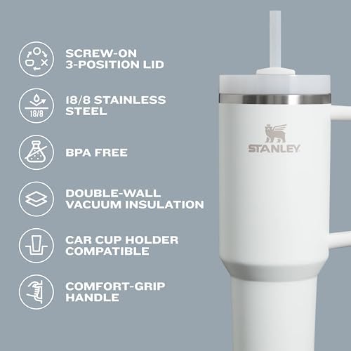 STANLEY Quencher H2.0 Flow State Tumbler, 30 oz, Ash - Image 5
