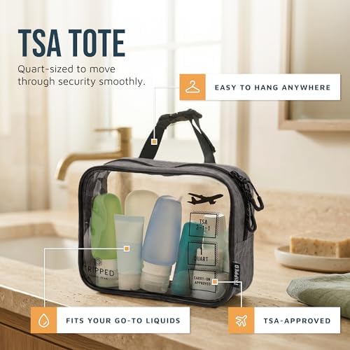 TRIPPED Travel Gear 3-Piece Travel Toiletry Bag Set - Image 4