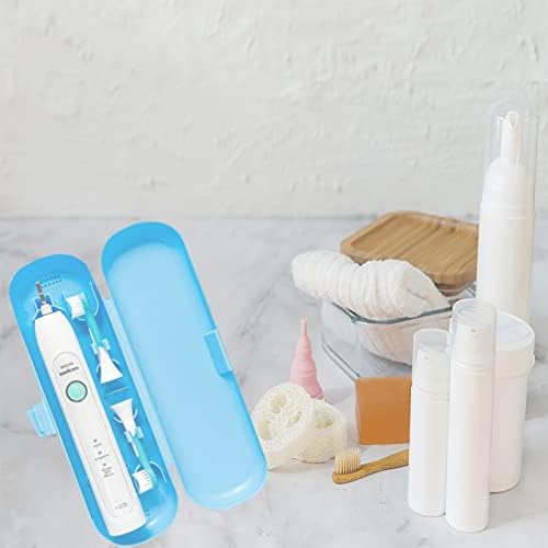 Hovesty 2 Pcs Electric Toothbrush Travel Case, Portable Travel Toothbrush Holder for Electric Toothbrush Set (Blue and Black) - Image 4
