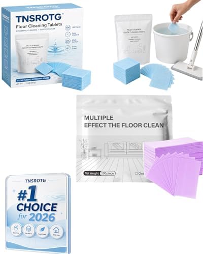 Multi Effect Floor Clean Tablets Cleaning Tables Mopping Cleaner Multiple Tablet Surface Wood Hardwood Sheets Sheet Floors Effects Multipurpose Extra Thick Pack Tables Concentrated(Purpl100pcse) by Unknown