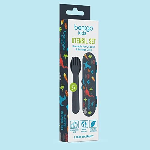 Bentgo Kids Plastic Utensil Set with Fork, Spoon, & Storage Case - Image 7
