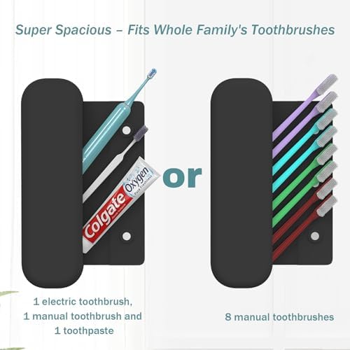 Silicone Toothbrush Travel Case, Pro Large Toothbrush Case for Traveling - Image 5