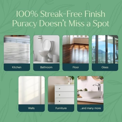 Puracy All Purpose Cleaner Concentrate – Plant-Powered Multi-Surface Cleaner - Surface Cleaner Solution As Seen on TikTok (Green Tea + Lime, 16 fl oz, 1 Pack) - Image 3
