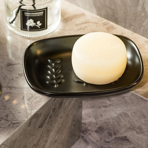 Miamolo Soap Dish for Bathroom, Bar Soap Holder for Shampoo Bars, Sponges by Miamolo