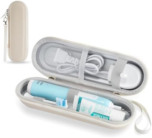 Toothbrush Travel Case for Oral B/Oral-B Pro 1000 1500 5000 7000 & Philips Sonicare 4100 1100 5300 5100 6100/iO Electric Toothbrush, Hard Protective Storage Bag (Starlight-2) by TYSORETY
