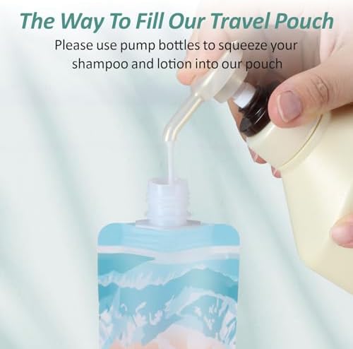 PACKISM 15 Pack Travel Pouches for Toiletries - 90ml 3 oz Liquid Container - Image 5