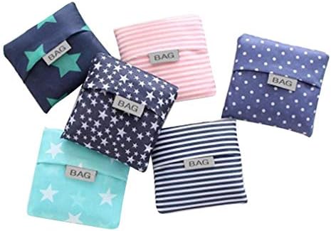 Kaxich Reusable Grocery Shopping Bags - Foldable Eco-friendly Shopper Tote Bags (4 Pack) Waterproof & Machine Washable by Kaxich