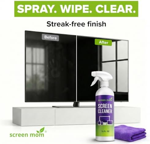 Screen Mom Screen Cleaner Spray 16oz Bottle for TV, Car, Laptop & Computer - Image 3