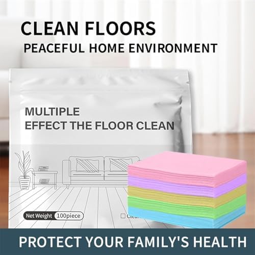 100 Piece Floor Cleaning Tablets Multi-Surface Cleaner, Multi-Surface Floor Cleaning Tablets, Dissolvable Pre-Measured Concentrated Cleaner for for Hardwood Laminate Tile & RV Walls (Camellia) - Image 2
