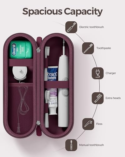 ProCase Electric Toothbrush Travel Case for Oral-B & Philips Sonicare -L - Image 4