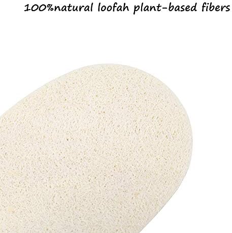 Natural Dish Scrubbers, 6 Piece Kitchen Loofah Sponge, Greener Clean Durable Non-Scratch Brush, Made from Plant-Based Fibers Oil Non-Stick, Compostable - Image 3