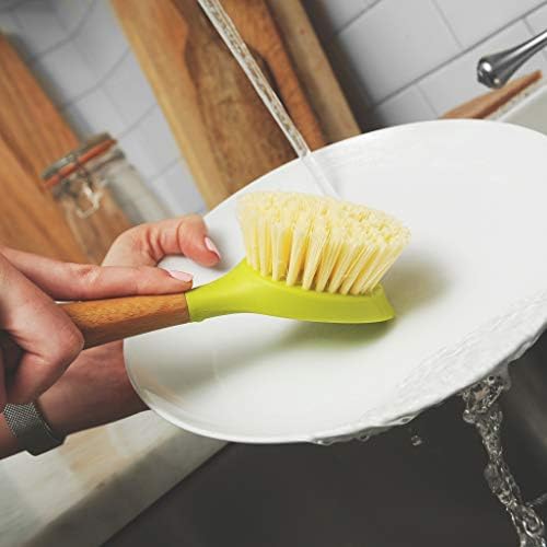 Full Circle Daily Dish Brush, Bamboo Grip & Strong Bristles for Pots & Pans - Image 4