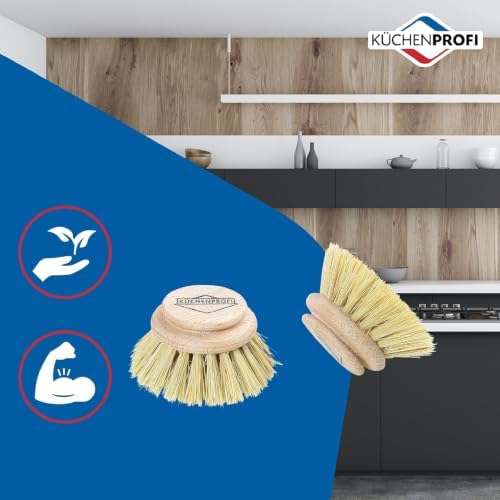Küchenprofi 4-Pack Replacement Brush Heads for Classic Dish Washing Brush - Image 6
