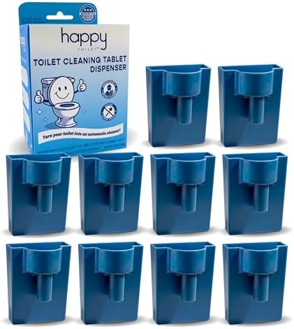 Happy Toilet Cleaner Automatic Toilet Bowl Cleaner Toilet Tablet Holder, 10 by HappyToiletCleaner