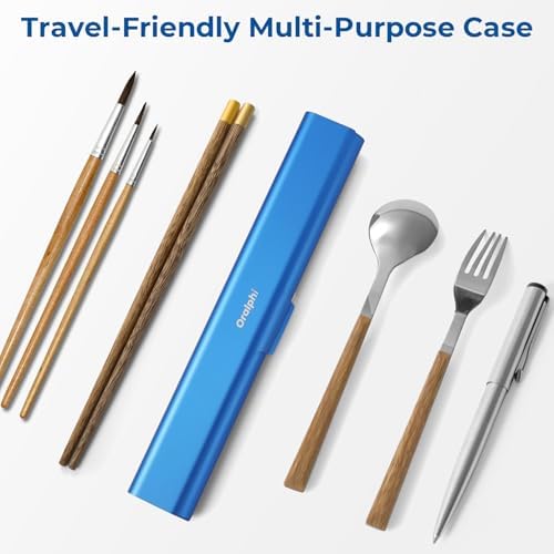 Aluminum Toothbrush Travel Case, Portable Travel Toothbrush Holder, Durable Manual Toothbrush Box Container for Traveling, Bathroom, Camping, Business Trip-Blue - Image 6