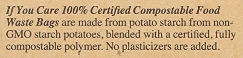 If You Care Compostable Trash Bags for Food Scraps, Kitchen Waste, Garbage – 30 Count, 3 Gallon – Certified Compostable, Non Plastic, Disposable - Image 3