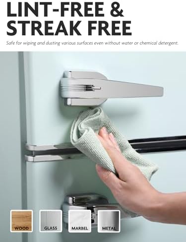 Fantasticlean Microfiber Cleaning Cloth Roll- 75 Sheets, 12"x12"(MossGreen) - Image 2