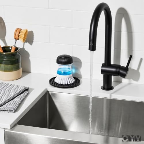 OYV Soap Dispensing Palm Brush Set - Image 4