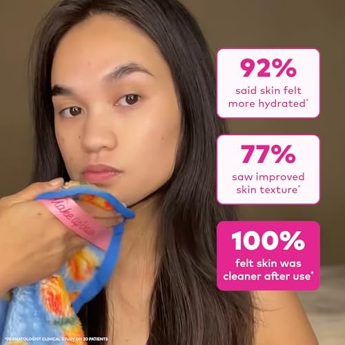The Original MakeUp Eraser PRO, Effortlessly Remove All Makeup Using Only Water, Including Waterproof Mascara, Eyeliner, Foundation, Lipstick, Sunscreen,and More! Apricot, 1ct - Image 5