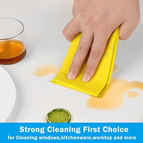HOMEXCEL 10PK Swedish Dishcloths for Kitchen, Absorbent Dish Cloths, 7x6in - Image 3