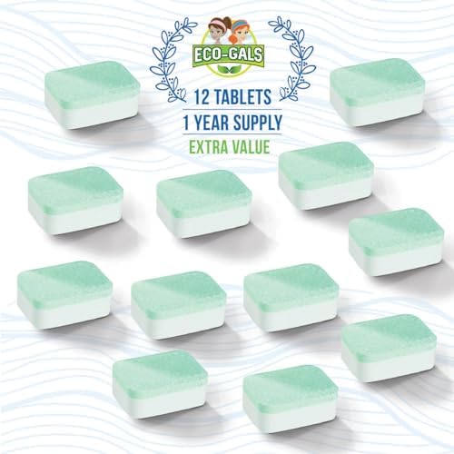Eco-Gals Eco Swirlz Washing Machine Cleaner with Bonus Eco Scrubz Dishwasher Cleaner Add On 36 Count Deep Cleaning Tablets - Image 3