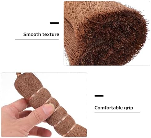 Ciieeo Natural Palm Fiber Dish Brush for Kitchen Cleaning, Handcrafted Tableware Scrubber with Stiff Bristles, Non-Shedding Kitchen Brush for Home Dishwashing and Table Cleaning - Image 3