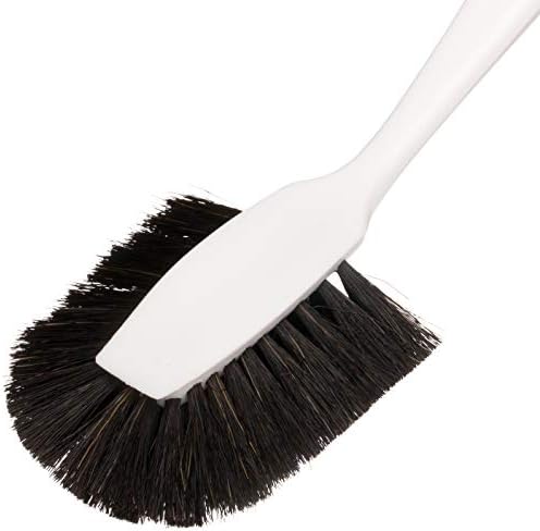 Redecker Dish Brush, Horsehair, White Line – Gentle Cleaning Brush for Glassware & Dishes, Made in Germany - Image 2