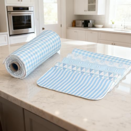 25 Pack Reusable Tissue Paperless Towel Roll Washable Cotton for Kitchen Towels Zero Waste Products Replacement Tissue (RT-A) - Image 6