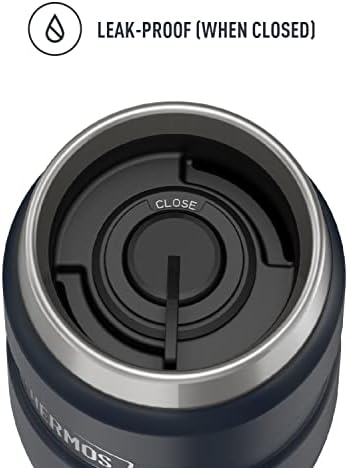 THERMOS Stainless King Travel Tumbler, 16 Ounce, Vacuum-Insulated | Midnight Blue | Pack of 4 - Image 3