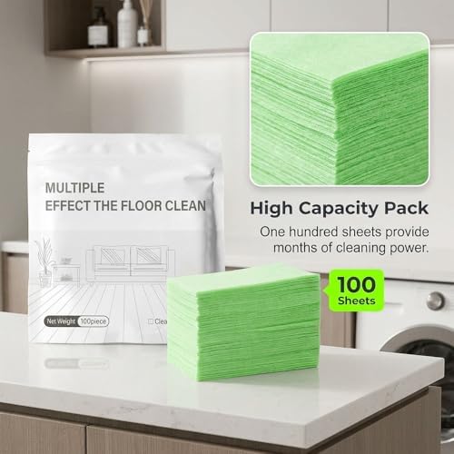 100 Pcs Floor Cleaning Tablets Multi-Surface Cleaner, 2026 New Floor Cleaning Solution Tablets, Dissolvable Pre-Measured Deep Cleaning Cleaning Solution, for Tile and Vinyl Floors (Purple, 100pcs) - Image 5