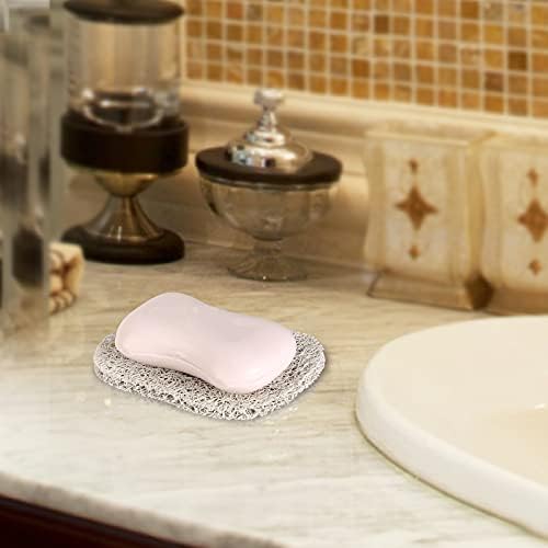 15 Piece Soap Savers Pads - White BPA Free Holder for Bar Soap, Non-Slip Self Draining Dish, Lift for Shower, Kitchen, Bathroom - Tray Bulk Accessories - Image 6
