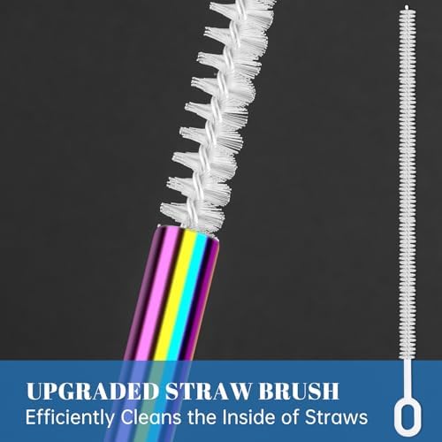 Tomorotec 8PCS Stainless Steel Straws Fit for 40oz Stanley Tumblers - Image 5