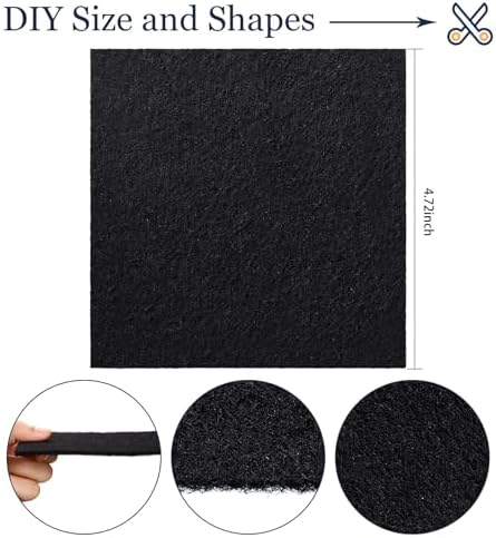 Patelai 16 Pcs Compost Bin Charcoal Filters, Square Replacement Refills - Image 2