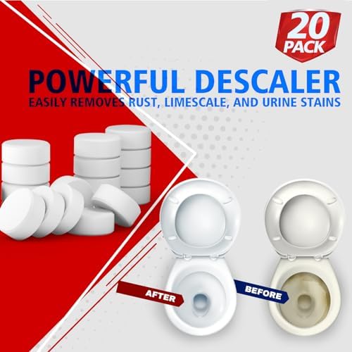 USKICH 20 Pack Toilet Bowl Cleaner Tablets,Automatic Toilet Tank Cleaners - Image 6