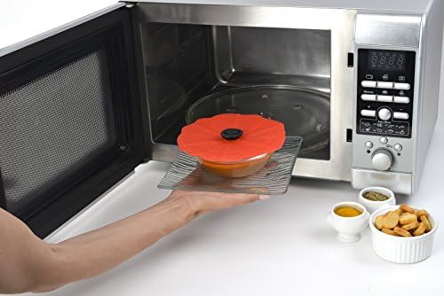 Charles Viancin - Poppy Silicone Lid for Food Storage and Cooking - Airtight Seal on Any Smooth Rim Surface - BPA-Free - Oven, Microwave, Freezer, Stovetop and Dishwasher Safe (6 Inch) - Image 5