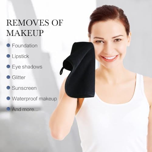 SINLAND Absorbent Coral Velvet Washcloth Ultra Soft Microfiber Face Towels 12 x 12 inch Multi-Purpose Face Cloths for Household and Sport - Image 4