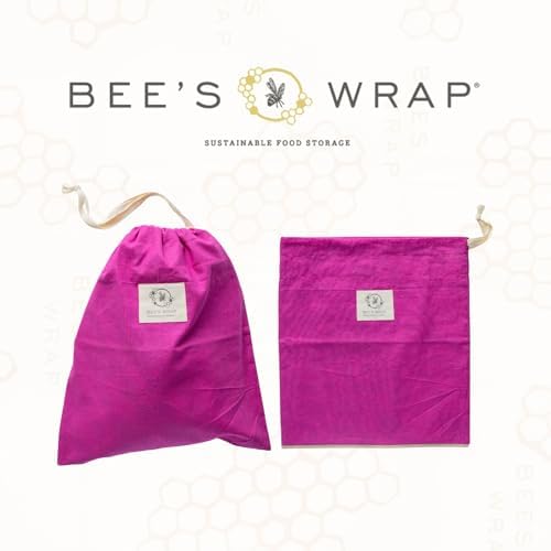 Bee's Wrap Beeswax Bread Bags, 2 Pack - Meadow Magic - Image 6