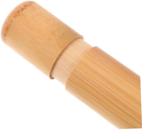 Healeved Sustainable Toothbrush Set Bamboo Storage Case 3 Disposable Toothbrushes Compact Travel Kit Random Color - Image 4
