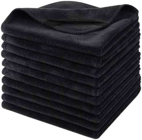 SINLAND Microfiber Facial Cloths Fast Drying Washcloth 12inch x 12inch Absorbent Face Wash Cloth Soft Makeup Remover Cloths by SINLAND
