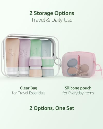 23 Pcs Travel Bottles for Toiletries,Travel Containers for Toiletries - Image 4