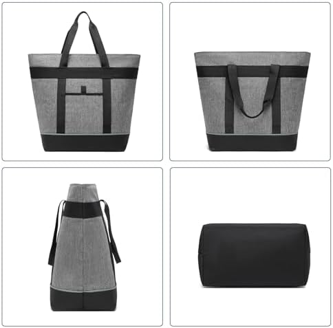 Insulated Cooler Bag Reusable Grocery Tote Bags Transport Large Lunch Box for Women - Image 6