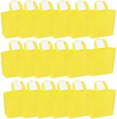 36-Pack Tote Bags Multipurpose Reusable Grocery Bag (yellow Colo 36pack) by Unknown