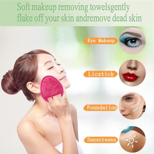 Reusable Makeup Remover Pads Washable Facial Makeup Cleansing Cloths - Image 4