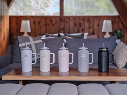 STANLEY Quencher H2.0 Tumbler with Handle & Straw 64 oz | Flowstate 3-Position Lid | Large Capacity for Travel & Sports | Insulated Stainless Steel Cup | BPA-Free | Cream 2.0 (Pack of 4) - Image 7