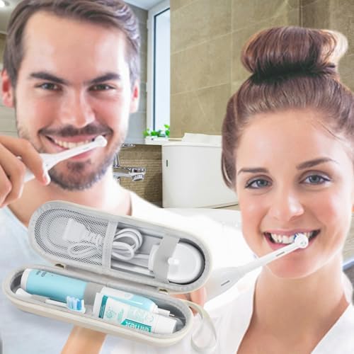 Toothbrush Travel Case for Oral B/Oral-B Pro 1000 1500 5000 7000 & Philips Sonicare 4100 1100 5300 5100 6100/iO Electric Toothbrush, Hard Protective Storage Bag (Starlight-2) - Image 2